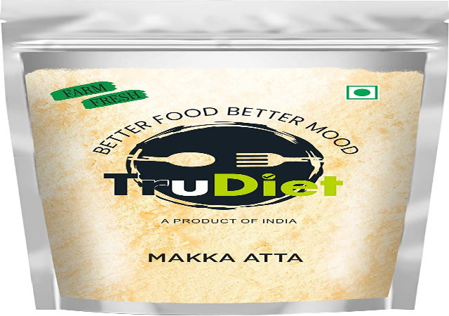 Trudiet Maize Flour 450gm (makki ka Atta) 450g A Healthy Diet Solution